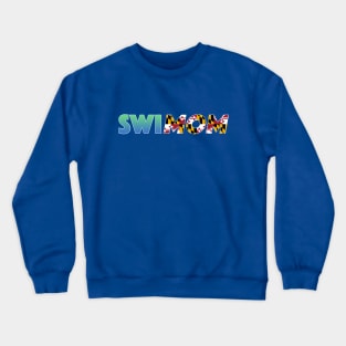 Maryland Swim Mom Crewneck Sweatshirt